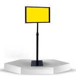 Pedestal Porta Cartaz A5 - Com Regulagem